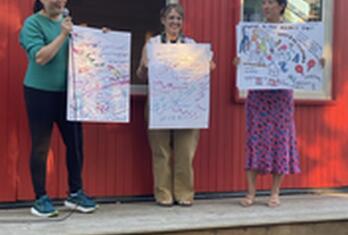 Participants present ideas