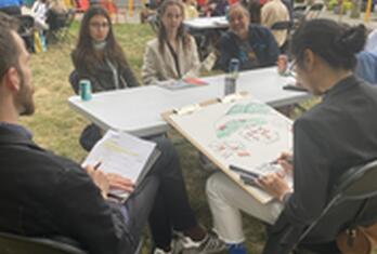 Event Participant Sketch out Ideas