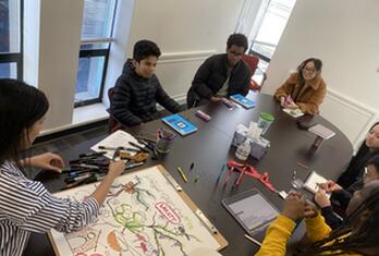 Participants in discussion