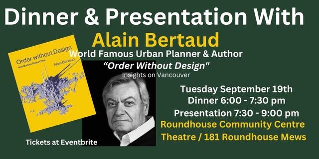 Alain Bertaud Event Banner